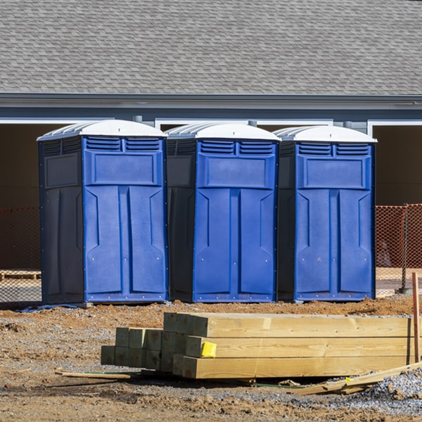 are there any restrictions on where i can place the portable restrooms during my rental period in Otsego Lake